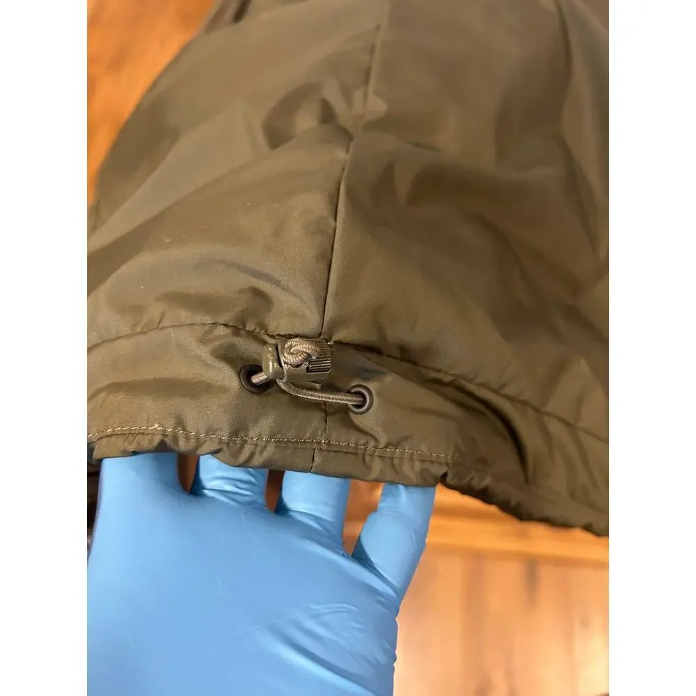 THE NORTH FACE XL Gotham Women's Khaki 550 Down Puffer Hooded Quilted Faux Fur - Picture 13 of 16